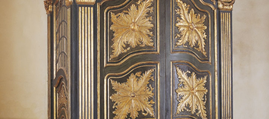 Bussola policroma e dorata, 1786