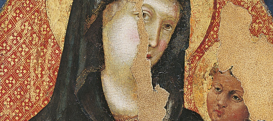 Madonna con Bambino, tavola trecentesca di scuola toscana