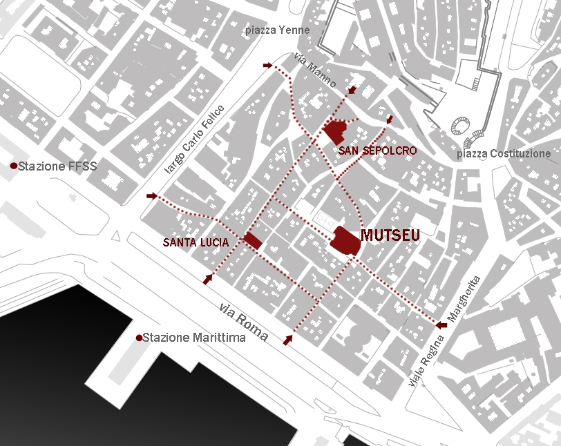 Come raggiungerci - mappa di Cagliari